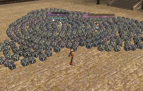 アデナアートならぬ箱アート(笑)