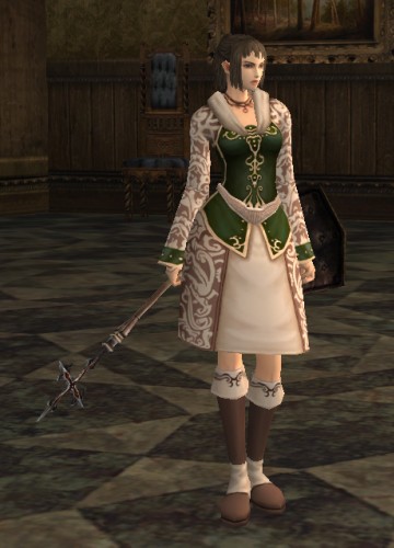 ブレスドチュニック・ホース・グローブ&クリムゾンブーツ